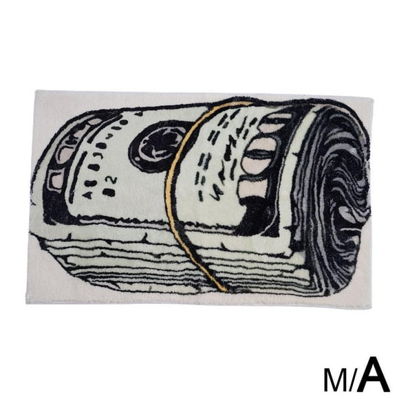 Tapis Créatif Art Money Doux et Confortable pour Chambre à Coucher B6 L7 Living M4C7