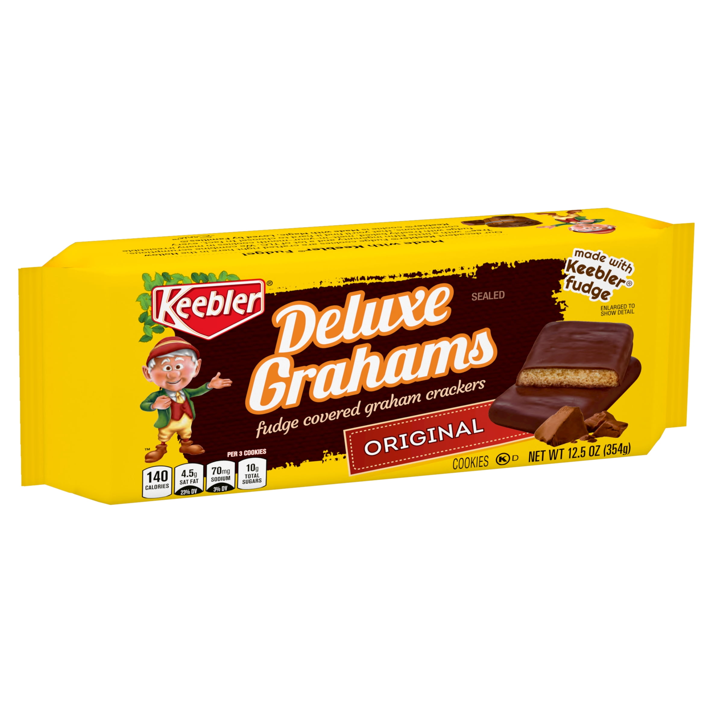 Keebler Deluxe Grahams Original Cookies, 12.5 oz