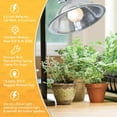thumbnail image 6 of Southwire Woods 18/2-Gauge SPT-2 Hood Clamp Lamp with 8.5" Reflector, 8.75 x 8.75 in, Aluminium, 6 of 7