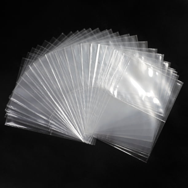 30 Pack Pochettes Photo A4 Transparentes Double Face - 120 Compartiments Pour Photos A5, Cartes Postales Et Reliure Anneaux 2/3/4