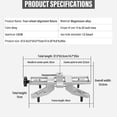 thumbnail image 2 of Car Wheel Alignment Tool, Tire Repair Tool , Precise Auto Wheel Rim Alignment Measuring Tool, Fits 11-25in Rims For Vehicle Rims, 2 of 9
