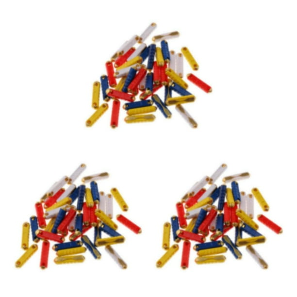 Sidaley Kit de fusibles de cobre GBC para coche automotriz de 40 piezas 25A 8A 16A 20A Type1 NO1