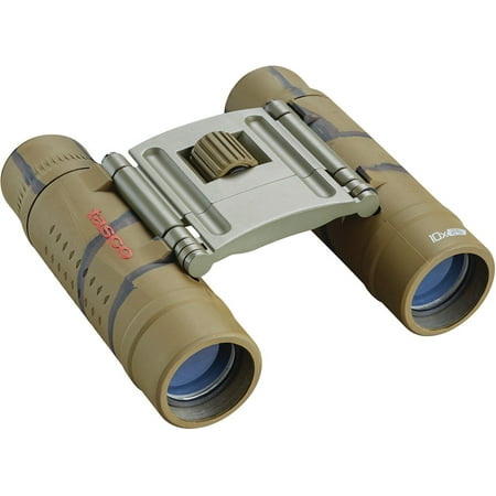 Tasco Essentials Binoculars 10x25mm, Roof Prism, Brown,