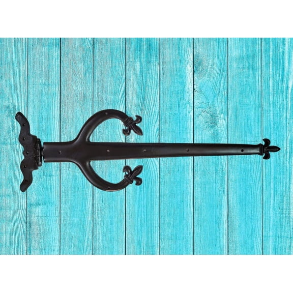 Antique Rustic Cast Iron Door & Gate Hinges Black Gate Hinges For Outdoor Decor (HF-010)