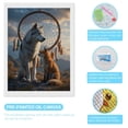 thumbnail image 3 of Diamond Art Kits for Adults - Wolf Fox Dreamcatcher Scenic 5d Diamond Painting for Adults, Diamond Art for Adults Beginners, Frameless Diamond Painting Kits for Adults for Home Wall Decor, 3 of 7