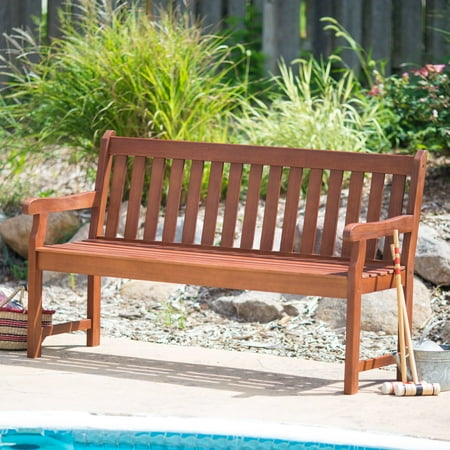 C Coast Amherst Straight Back Outdoor Wood Garden Bench C Coast Amherst Straight Back Outdoor Wood Garden Bench