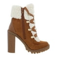 thumbnail image 3 of BCBGeneration Womens Palli Faux Suede Ankle Combat & Lace-up Boots, 3 of 4