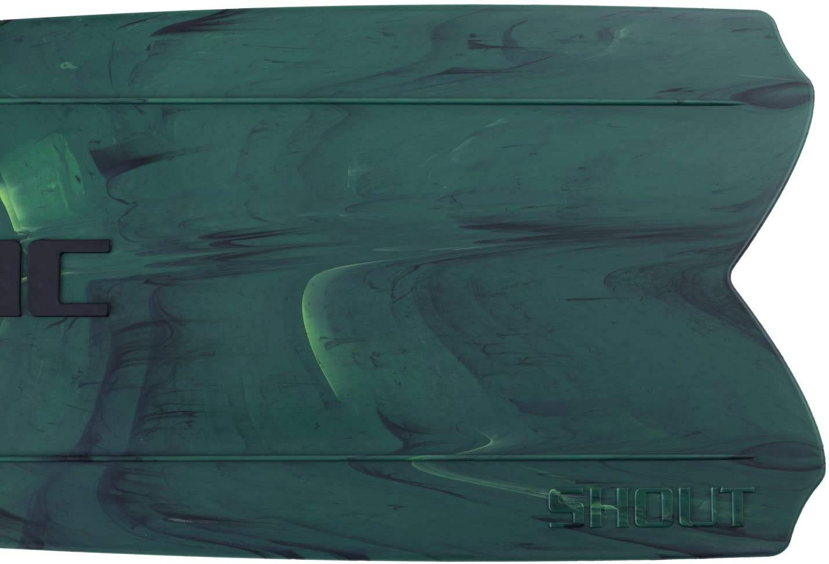 SEAC Shout Long Black Spearfishing Fins (Camo Green, 4.5-5)
