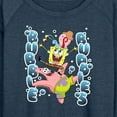 thumbnail image 3 of SpongeBob SquarePants - Bubble Buddies - Women's Lightweight French Terry Long Sleeve Shirt, 3 of 6