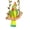 D, variant on Garden Ornaments Outdoor Hanging Parrot Statue, 5.51x3.74x1.57 Inch Red Resin Bird Figurine, Tropical Patio Tree Decor Yard Art with Jute Rope Swing, YDYB