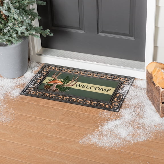 Winter Woodland Welcome Sassafras Switch Mat