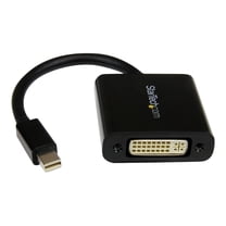 StarTech.com Mini DisplayPort to DVI Adapter - 1920x1200 - 1080p - Dongle - Monitor Adapter - Mini DisplayPort Adapter - Mini DP to DVI (MDP2DVI3) - DVI adapter - Mini DisplayPort (M) to DVI-I (F) - 17 cm - black