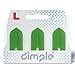 thumbnail image 3 of LSTYLE Dart Flights : L6 PRO Slim - Texture à Fossettes - Vert Lime, 3 of 4