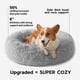 thumbnail image 3 of Cama para perros y gatos de piel sintética, cama original y relajante para mascotas pequeñas, medianas y grandes, cama redonda antiansiedad con forma de donut, cálida y lavable para gatos, 3 of 4