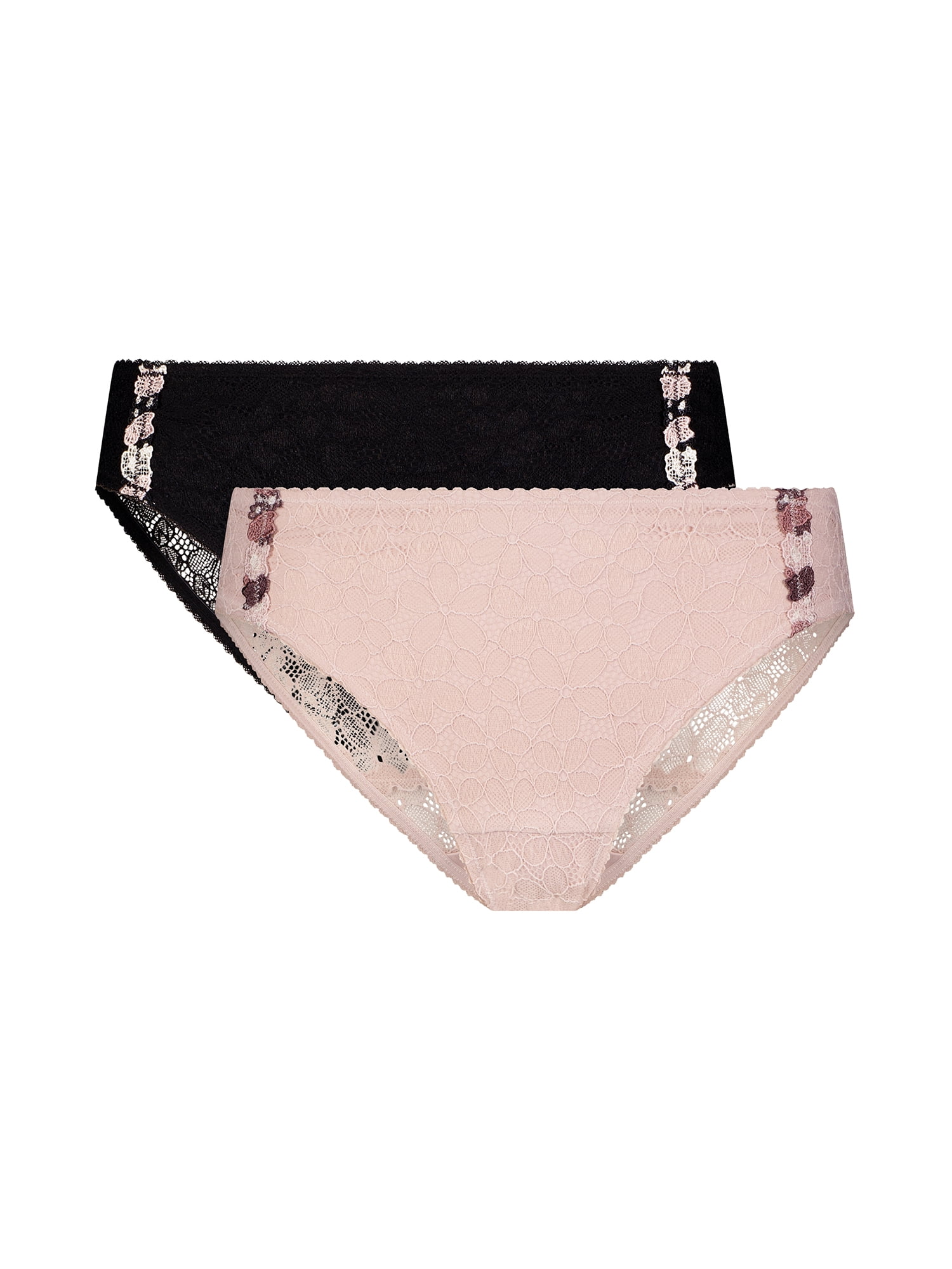 Jessica Simpson Women's Embroidery Bikini, 2-Pack, Size S-XXXL