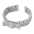 thumbnail image 4 of Correa de reloj de acero inoxidable, correa de reloj de repuesto suave ajustable para tienda de relojes para hombres y mujeres ANGGREK CI1510, 4 of 8