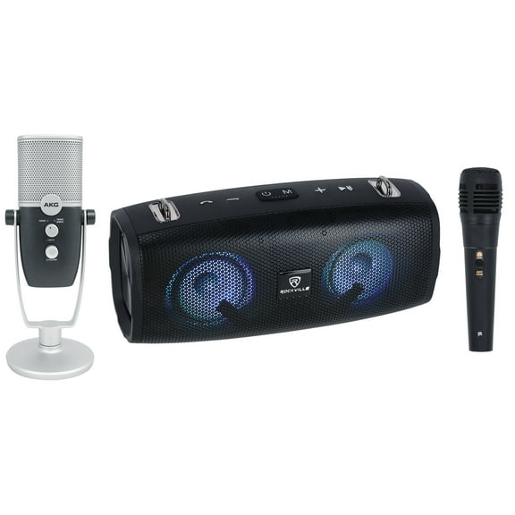 AKG ARA C22-USB Condenser Microphone 4 Recording/Podcast/Gamer Bluetooth Speaker