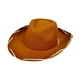 thumbnail image 4 of Sombrero de vaquero de ala plana para acampar y viajar. Marrón, 4 of 9