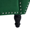 thumbnail image 5 of Christopher Knight Home Luxurious Velvet Rectangular Storage Ottoman Bench with Pillow, Emerald, 5 of 11
