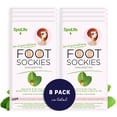 thumbnail image 1 of SpaLife Foot Sockies Cuidado Suavizante (8 unidades) Menta verde y árbol de té, 1 of 7