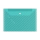 thumbnail image 2 of Carpeta transparente tamaño A4 | Carpeta de plástico impermeable y reforzada | Cierre seguro con broche | Capacidad para 200 hojas | Almacenamiento sellado térmicamente para archivo | 12.8 x 9 in, 2 of 4