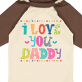 thumbnail image 4 of Inktastic Fathers Day I Love You Daddy Boys or Girls Long Sleeve Baby Bodysuit, 4 of 5