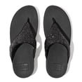 thumbnail image 2 of Flip-Flop FitFlop para mujer con purpurina negra, talla 8, 2 of 6
