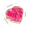 thumbnail image 3 of HCBY Valentine‘s Day Rose Soap Flower Set for Bathroom, 6 Usable Roses in Iron Basket, Romantic Decor & Functional Gift for Hand Washing(Hot Pink,4.13"x4.13"x2.76"), 3 of 6