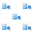 thumbnail image 3 of Moyic Adaptador de audio 5.0 compatible con Bluetooth Transmisor receptor inalámbrico de modo dual USB 2.0 Bluetooth de computadora de 3 Blanco 5Conjunto, 3 of 6
