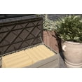 thumbnail image 4 of Suncast 73-Gal. Weather-Resistant Resin Outdoor Patio Storage Box, Light Taupe, 4 of 7