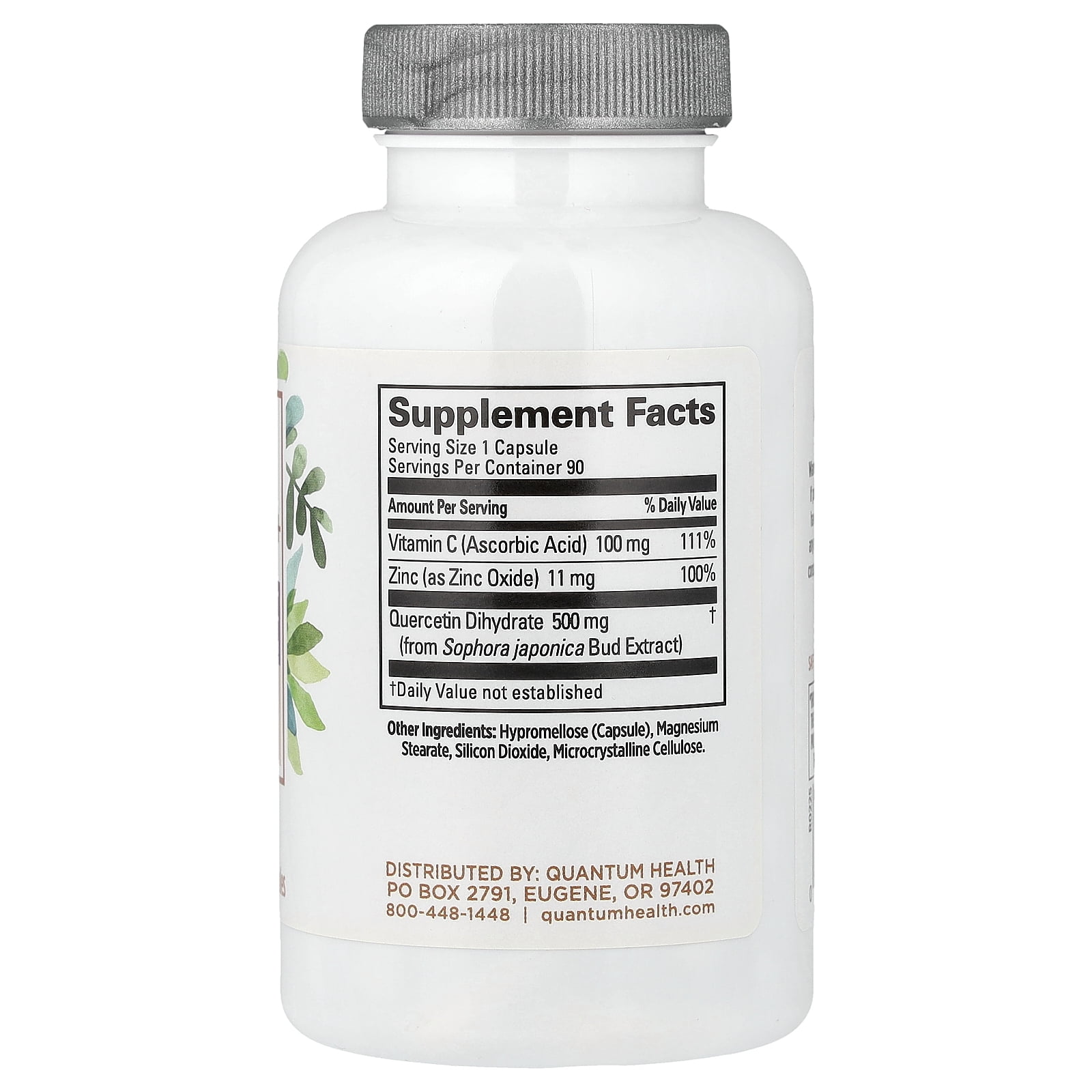 Quantum Health 500 mg Quercetin+ 90 Capsules