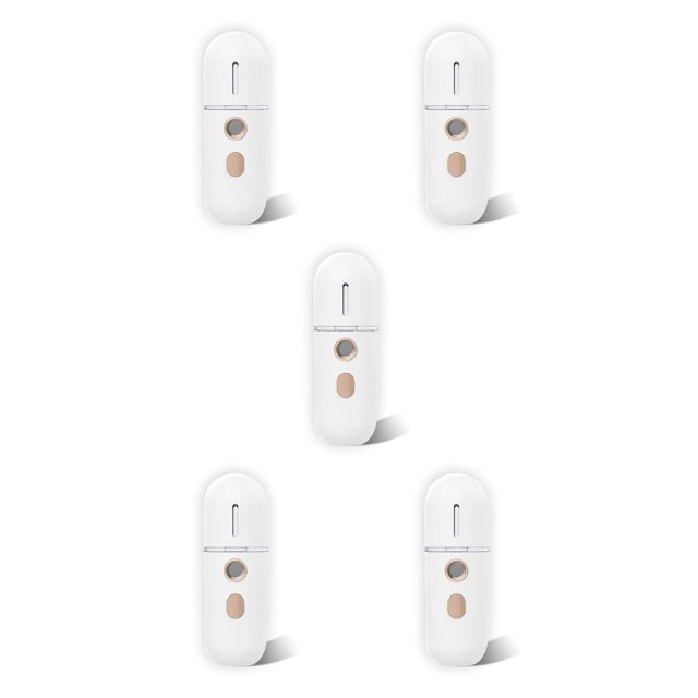 Billuyoard Humidificador de niebla de refrigeración Mini nebulizador facial portátil de mano Máquina de pulverización de agua Herramientas de Blanco 5piezas Billuyoard CBP217210