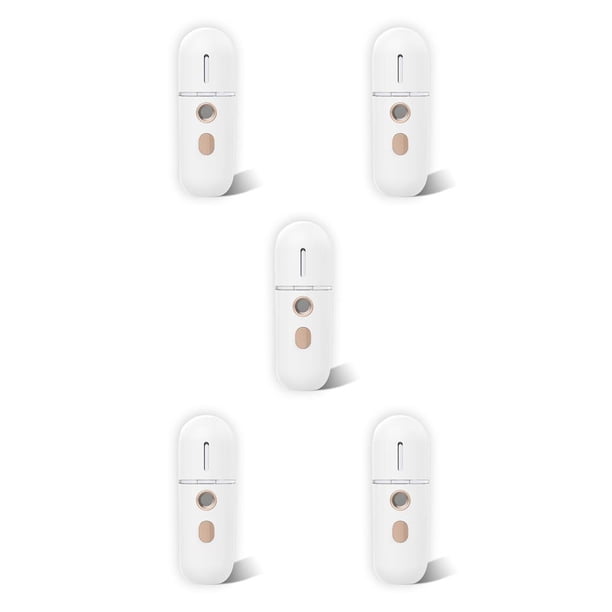 Naiovety Humidificador de niebla, nebulizador facial, pulverizador hidratante, herramientas Blanco 5Conjunto
