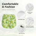 thumbnail image 5 of Disketp Kiwi Lemon Print Women's Shorts Workout Shorts for Athletic Gym Running Shorts with Phone Pockets Large, 5 of 8
