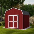 thumbnail image 3 of Little Cottage Co. 10x10 Value Gambrel Barn with 6 ft. Sidewalls, Outdoor Wood Storage Shed Do-It-Yourself Precut Kit, 3 of 13