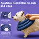 thumbnail image 4 of Coloque de recuperación de mascotas de cono desespués de la cirugía collar de cono para perros con cuello Ajustable Drawantre -waterprof Donut Donut Collar para Pequeñas, 4 of 7