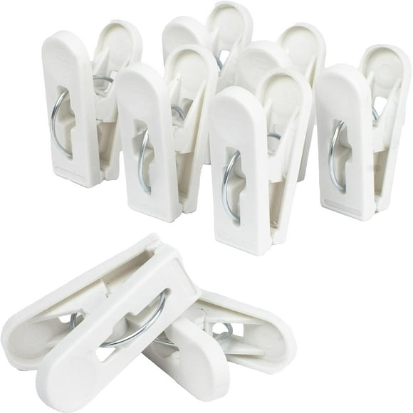 Pinzas para Colgar Ropa Atmos Homeware Multiusos 36 Piezas Blanco