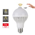 thumbnail image 1 of Motion Sensor Light Bulb- 2 Pack  7W Motion Activated Dusk to Dawn Security LED Bulb;E27 Soft White  Auto On/Off Indoor Outdoor Lighting, 1 of 8