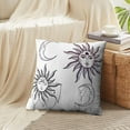thumbnail image 4 of LALILO Throw Pillow Covers Beautiful Sun Symbol Tattoo Symbol Cushion Cover 18" x 18", 2 Pack, 4 of 6