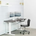 thumbnail image 4 of VIVO Dual LCD Monitor Mount, Free-Standing Desk Stand for 2 Screens up to 27 Inch, Heavy-Duty Fully Adjustable Arms, 4 of 5