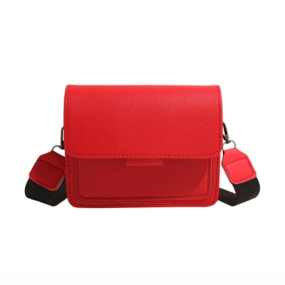 Btomtd Casual Women's Shoulder Bag, Trendy and Versatile Crossbody Bag, Practical Messenger Bag and Everyday Handbag, Red