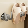 thumbnail image 6 of Vwrxbz Suction Cup Shoe Rack, No Drill Wall Mount Slipper Holder, Waterproof Bathroom Organizer for Shower, Toilet, Tile Wall, Space Saving Storage Hooks for Dorm, Kitchen, 6 of 6