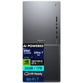 thumbnail image 7 of Dell Tower Plus EBT2250 AI Powered Desktop (Intel Ultra 7-265, 32GB DDR5, 256GB PCIe SSD + 1TB HDD, GeForce RTX 5070, Win 11 Pro) w/Microsoft 365 Personal , DKZ USB Port Expander, 7 of 7