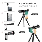 APEXEL 60x Super Telephoto Zoom Phone Lens Powerful Monocular Metal Telescope Mobile telephoto lens for camping Tourism