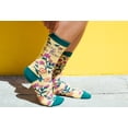 thumbnail image 4 of Women's Rise Up and Be Brave Socks Funny Motivational Inspirational Graphic Footwear, 4 of 9