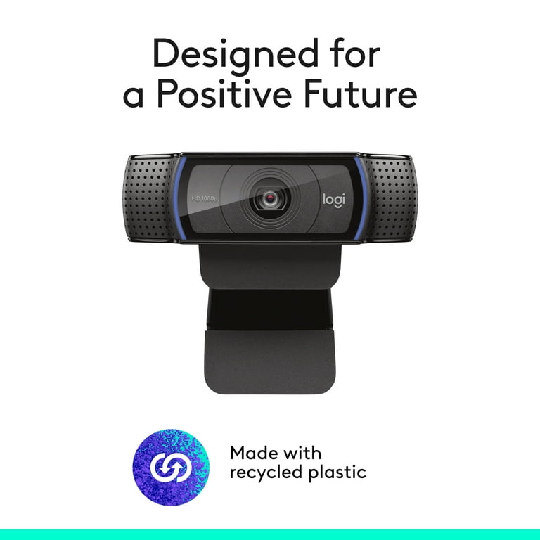 Logitech - C920s HD Web Camera for Computer, Desktop