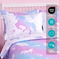 thumbnail image 3 of Juego de cama Joiedomi completo de microfibra de unicornio de 7 piezas, 3 of 7