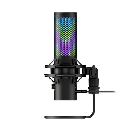 HyperX - QuadCast 2 S Wired Multi-Pattern USB Electret Condenser Microphone