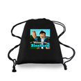 thumbnail image 1 of Mochila de almacenamiento portátil para hombre y mujer, bolso de viaje de lona con bolsillo y cordón, informal, 1 of 4