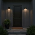 thumbnail image 5 of 82044BK-LL Lark Albie - 7W 1 LED Outdoor Medium Wall Mount Lantern-18 Inch Tall and 6 Inch Wide, 5 of 9